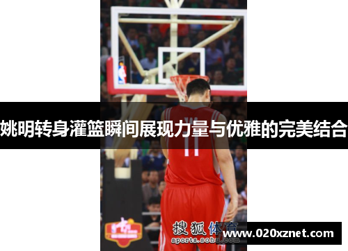 姚明转身灌篮瞬间展现力量与优雅的完美结合